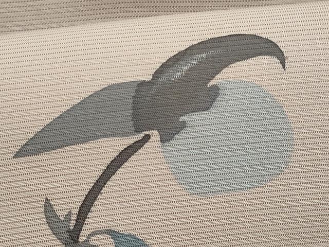 平和屋着物＊日展染色作家　高久空木　ろうけつ染　夏物　九寸名古屋帯　成り物　正絹　逸品　CABL2090fb