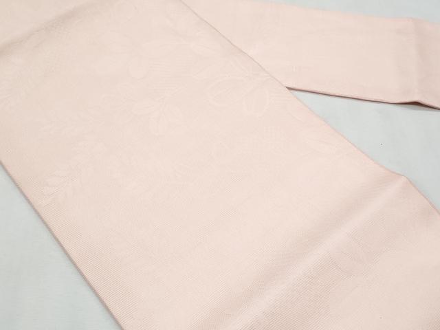平和屋着物＊夏物　九寸名古屋帯　萩　灰桜色　正絹　逸品　CABL2101fb