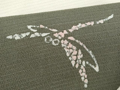 平和屋着物＊夏物　九寸名古屋帯　ろうけつ染め　トンボ　正絹　逸品　CABL2118fb