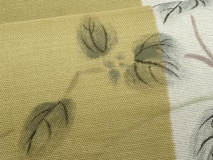 平和屋着物＊夏物　九寸名古屋帯　手描き　草花文　金銀彩　正絹　逸品　CABL2126fb