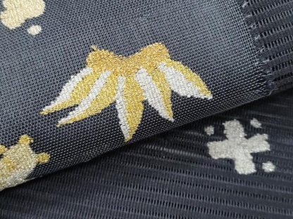 平和屋着物＊夏物　八寸名古屋帯　絽綴れ　宝尽くし　金銀糸　正絹　逸品　CABL2157fb
