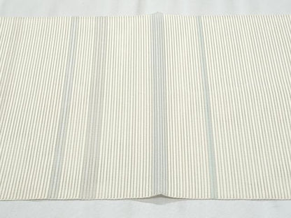 平和屋着物＊夏物　八寸名古屋帯　雪芝文　正絹　逸品　CABL2160fb