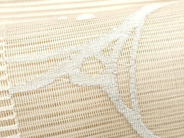 平和屋着物＊夏物　八寸名古屋帯　絽綴れ　枝椿　金銀糸　正絹　逸品　CABL2180fb