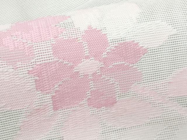 平和屋着物＊夏物　八寸名古屋帯　枝花文　CABL2187fb