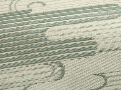 平和屋着物＊夏物　九寸名古屋帯　流水枝葉文　正絹　逸品　CABL2224fb