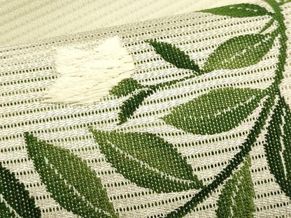 平和屋着物＊夏物　九寸名古屋帯　唐織　花丸文　金糸　正絹　逸品　CABL2232fb