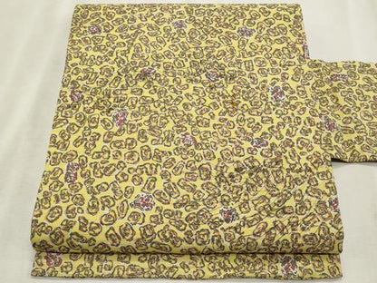 平和屋着物＊夏物　絽塩瀬　全通柄　九寸名古屋帯　抽象花文　正絹　逸品　CABL2267fb