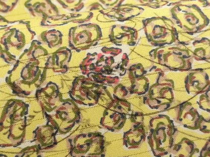 平和屋着物＊夏物　絽塩瀬　全通柄　九寸名古屋帯　抽象花文　正絹　逸品　CABL2267fb