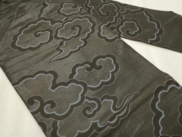 平和屋着物＊夏物　九寸名古屋帯　霊芝雲　正絹　逸品　CABL2270fb