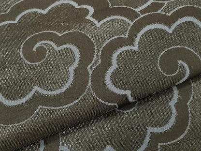 平和屋着物＊夏物　九寸名古屋帯　霊芝雲　正絹　逸品　CABL2270fb