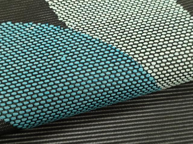 平和屋着物＊夏物　九寸開き名古屋帯　枝葉文　黒地　正絹　逸品　CABL2277fb