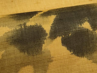 平和屋着物＊夏物　九寸名古屋帯　作家物　草花文　正絹　逸品　CABL2291fb