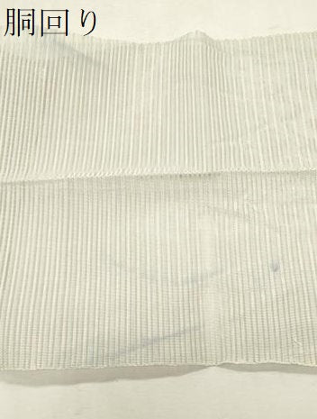 平和屋着物＊夏物　八寸名古屋帯　絽綴れ　枝花文　金銀糸　正絹　逸品　CABL2320fb