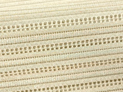 平和屋着物＊夏物　八寸名古屋帯　絽綴れ　横段文　銀糸　正絹　逸品　CABL2324fb