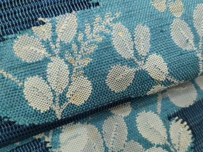平和屋着物＊夏物　八寸名古屋帯　エ霞萩文　正絹　逸品　CABL2325fb