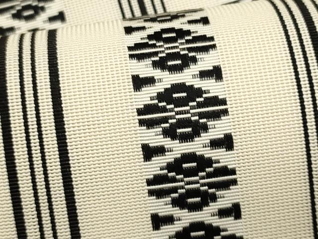 平和屋着物＊夏物　本場筑前博多織　八寸名古屋帯　紗献上　亜麻色　正絹　逸品　CABL2332fb