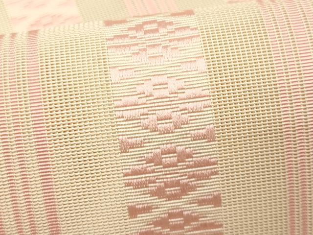 平和屋着物＊夏物　本場筑前博多織　八寸名古屋帯　紗献上　正絹　逸品　CABL2334fb