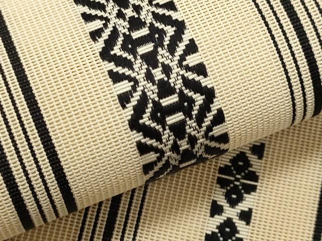 平和屋着物＊夏物　本場筑前博多織　八寸名古屋帯　紗献上　正絹　逸品　CABL2361fb