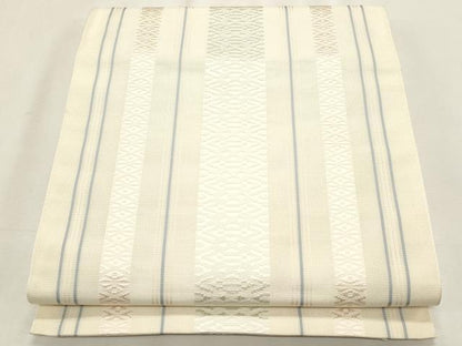 平和屋着物＊夏物　本場筑前博多織　八寸名古屋帯　紗献上　正絹　逸品　CABL2365fb