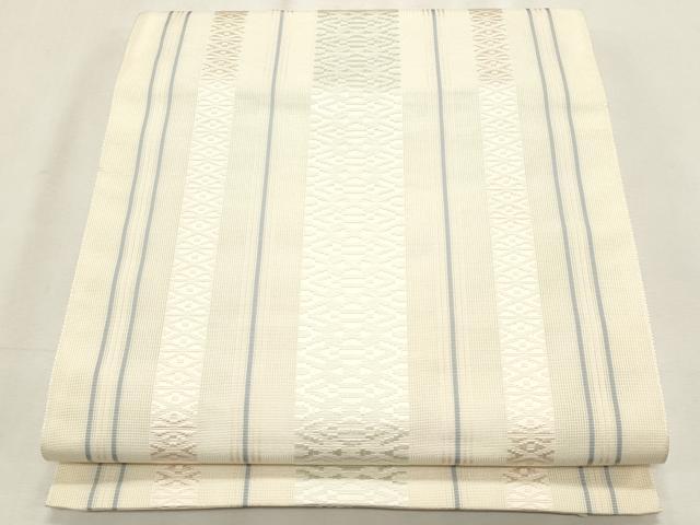 平和屋着物＊夏物　本場筑前博多織　八寸名古屋帯　紗献上　正絹　逸品　CABL2365fb