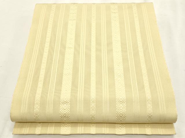 平和屋着物＊夏物　博多織　八寸名古屋帯　紗献上　榛色　CABL2375fb