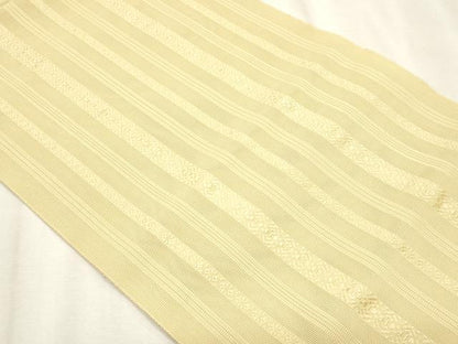 平和屋着物＊夏物　博多織　八寸名古屋帯　紗献上　榛色　CABL2375fb