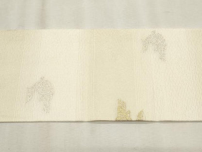 平和屋着物＊夏物　九寸名古屋帯　荒磯　金銀糸　正絹　逸品　CABL2388fb