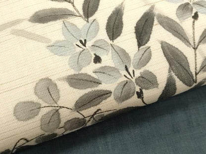 平和屋着物＊夏物　九寸名古屋帯　枝花文　正絹　逸品　CABL2391fb