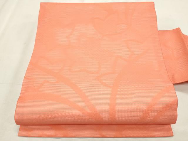 平和屋着物＊夏物　九寸名古屋帯　楓　東雲色　正絹　逸品　CABL2395fb