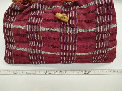 平和屋着物▼和装小物　和装バッグまとめて５点　ハンドバッグ　花　毘沙門亀甲　入子菱　バンブー　紬地　金糸　逸品　CABL2424ju