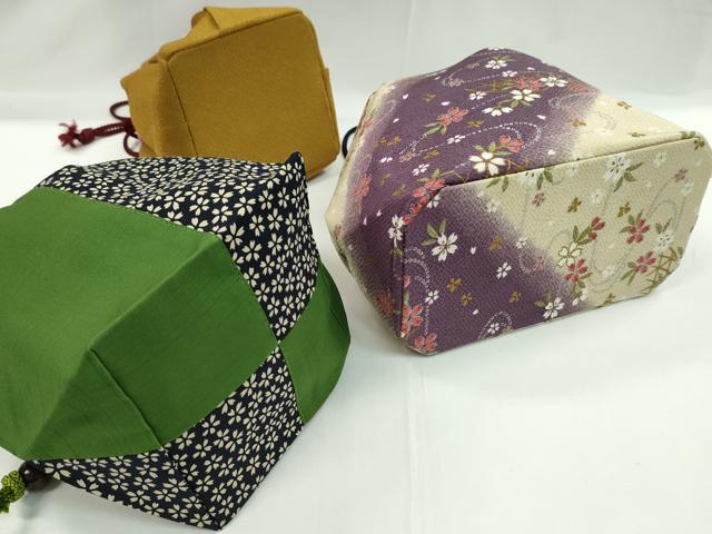 平和屋着物▼和装小物　和装バッグ　巾着まとめて５点　舞桜　うさぎ　招き猫　麻の葉　縮緬　綿　浴衣　袴　未使用あり　逸品　CABL2426ju