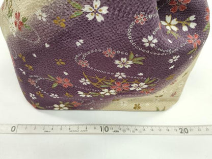 平和屋着物▼和装小物　和装バッグ　巾着まとめて５点　舞桜　うさぎ　招き猫　麻の葉　縮緬　綿　浴衣　袴　未使用あり　逸品　CABL2426ju
