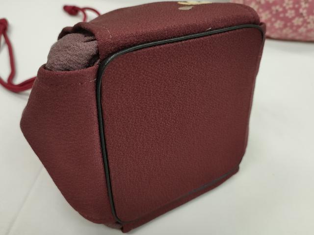 平和屋着物▼和装小物　和装バッグ　巾着まとめて５点　螺鈿　桜　花蝶文　浴衣　袴　未使用あり　逸品　CABL2431ju