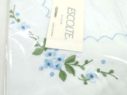 平和屋着物▼和装小物　割烹着まとめて５点　刺繍　レース　花　白　80cm　85cm　逸品　未使用　CABL2483ju