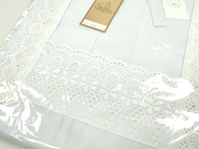 平和屋着物▼和装小物　割烹着まとめて５点　レース　花　白　80cm　85cm　90cm　逸品　未使用　CABL2484ju