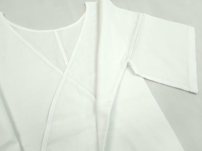 平和屋着物▼和装小物　和装肌着　着物スリップまとめて５点　裾除け付き肌襦袢　白　着付け用品　逸品　未使用　CABL2487ju