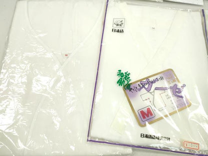 平和屋着物▼和装小物　和装肌着まとめて10点　肌襦袢　裾除け　着物スリップ　レース袖　Ｍサイズ　逸品　未使用　CABL2489ju