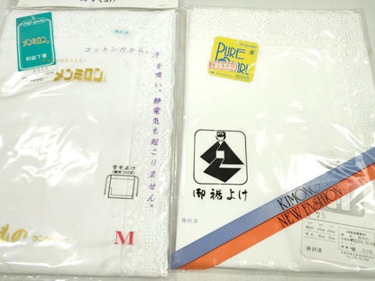 平和屋着物▼和装小物　和装肌着まとめて10点　肌襦袢　裾除け　着物スリップ　レース袖　Ｍサイズ　逸品　未使用　CABL2489ju