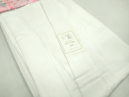 平和屋着物▼和装小物　和装肌着まとめて７点　長襦袢　半襦袢　裾除け　二部式　絽　麻の葉柄　サイズ混合　未使用多数　逸品　CABL2494ju