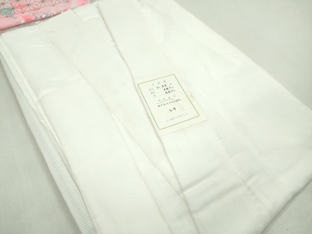 平和屋着物▼和装小物　和装肌着まとめて７点　長襦袢　半襦袢　裾除け　二部式　絽　麻の葉柄　サイズ混合　未使用多数　逸品　CABL2494ju