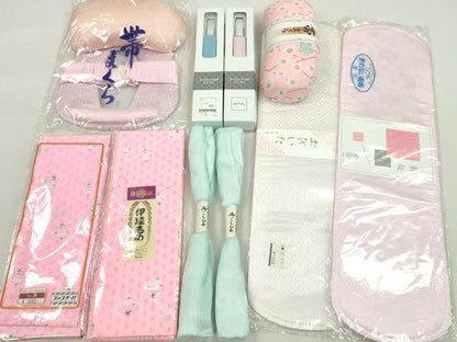 平和屋着物▼和装小物　着付け用品まとめて10点　帯板　帯枕　伊達締め　コーリンベルト　腰紐　未使用多数　逸品　CABL2502ju