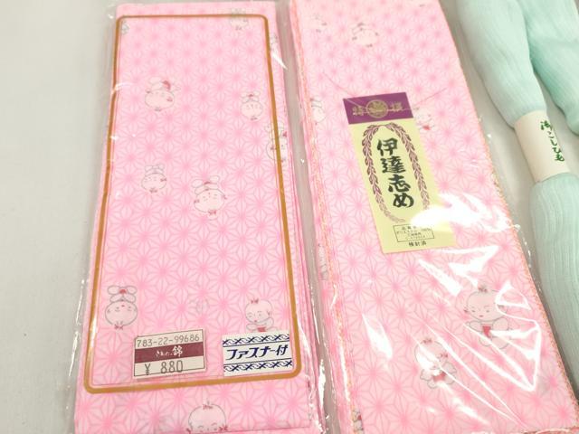 平和屋着物▼和装小物　着付け用品まとめて10点　帯板　帯枕　伊達締め　コーリンベルト　腰紐　未使用多数　逸品　CABL2502ju