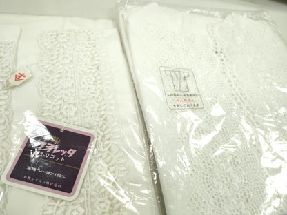 平和屋着物▼和装小物　和装肌着まとめて10点　肌襦袢　裾除け　ガーゼ　ネル　さんび謹製　サイズ混合　逸品　未使用　CABL2509ju