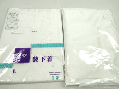 平和屋着物▼和装小物　和装肌着まとめて10点　肌襦袢　裾除け　着物スリップ　Ｌサイズ　逸品　未使用　CABL2511ju