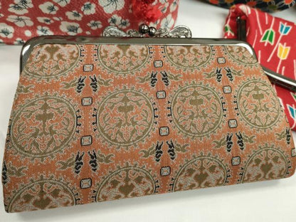 平和屋着物▼和装小物　和装バッグまとめて５点　ハンドバッグ　円文白虎朱雀錦　矢羽根　梅　巾着　がま口　クラッチ　逸品　CABL2526ju