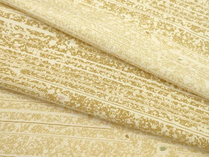 平和屋着物●小紋　反物　横段舞花びら　着尺　逸品　未使用　CABL2608ju