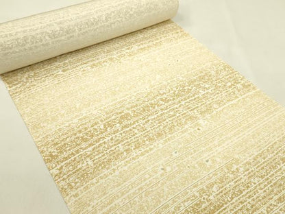 平和屋着物●小紋　反物　横段舞花びら　着尺　逸品　未使用　CABL2608ju