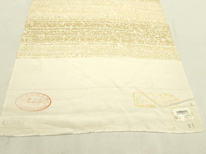 平和屋着物●小紋　反物　横段舞花びら　着尺　逸品　未使用　CABL2608ju