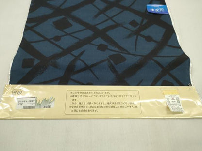 平和屋着物∴夏物　男性　浴衣　反物　吉祥文　日本製　さが美扱い　着尺　逸品　未使用　CABL2619ju