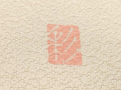 平和屋着物●付下げ　反物　友禅　作家物　枝牡丹南天文　暈し染め　丹後ちりめん　着尺　逸品　未使用　CABL2627ju